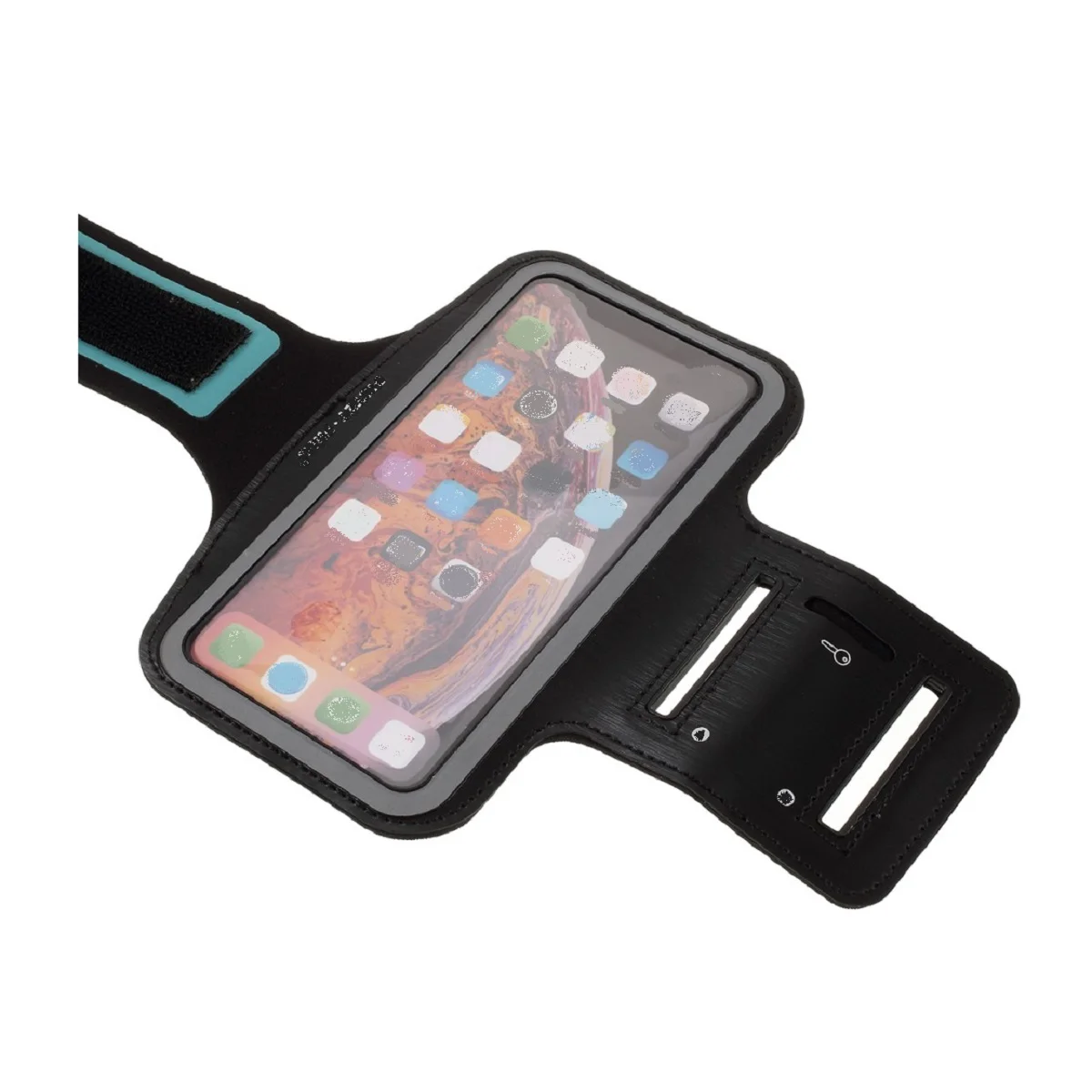 Per Motorola Thinkphone (2023) Bracciale Neoprene Fascia Da Braccio Custodia Sport - Nero
