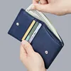 WILLIAMPOLO 2024 New Men's Wallet Leather Men's Anti THeft Wallet For Card Document Holder Side Purse Male Cool Purse Boy 6