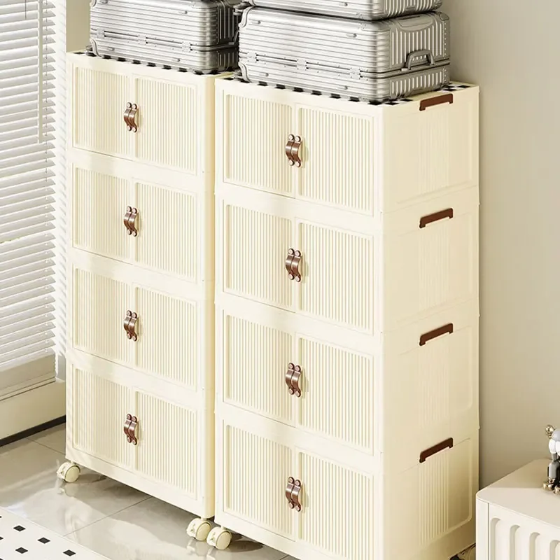 Storage Box Wardrobe Clothes Clothing Quilt Storage Box Household Folding Storage Cabinet Plastic Box Organising Goddesses