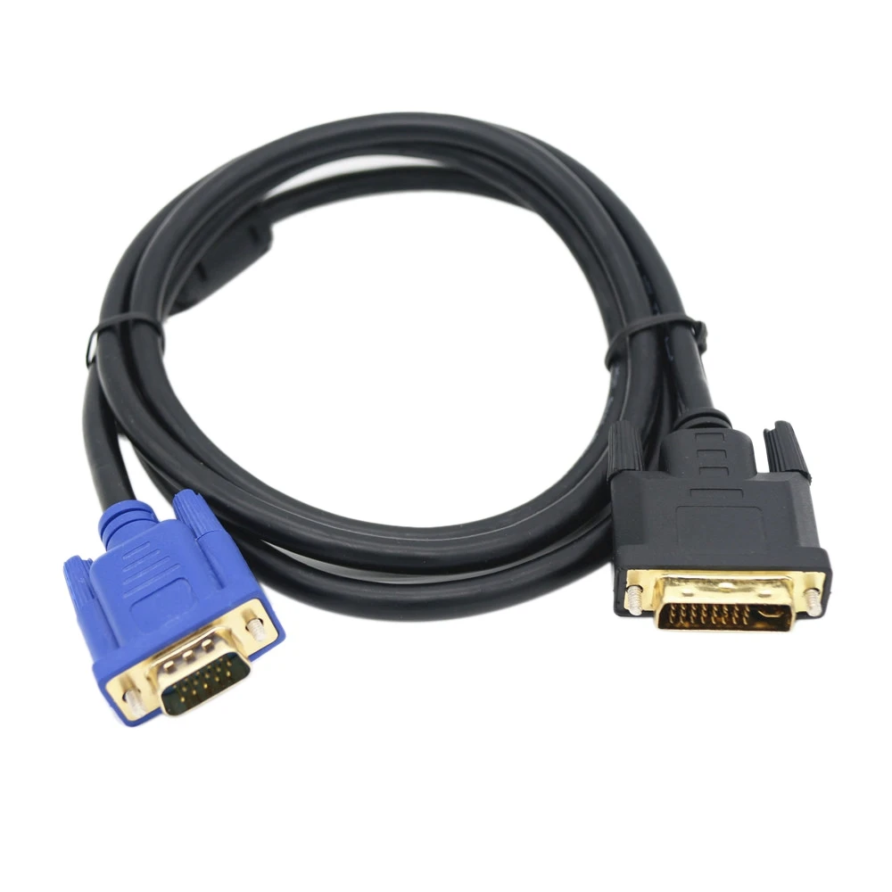 

DVI to VGA Cable VGA to DVI Male to Male HD Cable