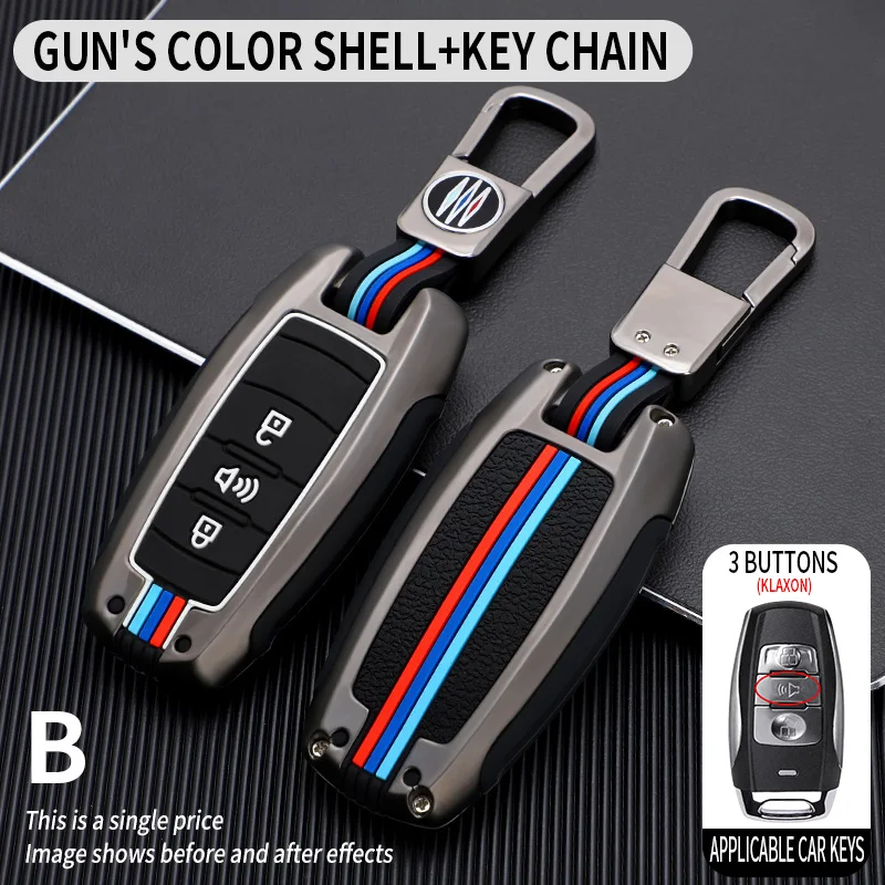 Custodia per chiave Auto in lega per Haval H6 Jolion H9 H6S F7 F7X F7H H7 M6 H8 Dargo 2022 custodia portachiavi proteggi accessori Auto - S74fb8f76d91240d291f5ce565ce58ab1n