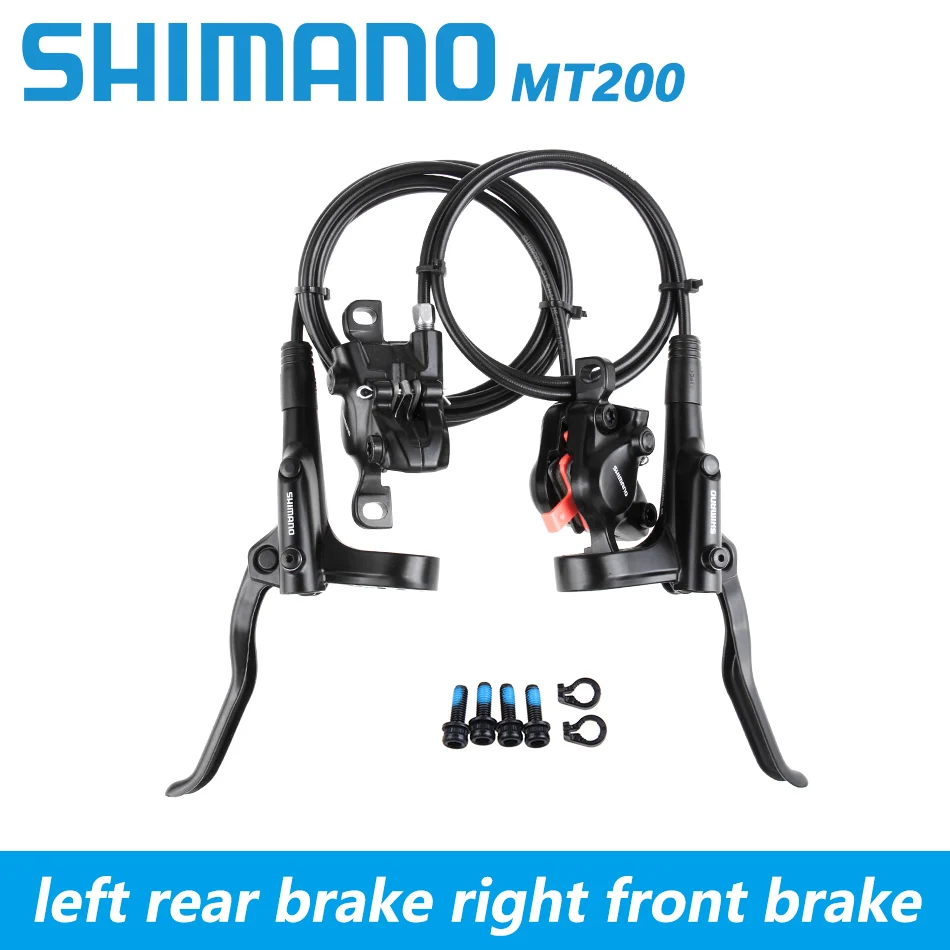 Велосипедный Гидравлический дисковый тормоз SHIMANO MT200 750/800/1350/1450/1650 мм |