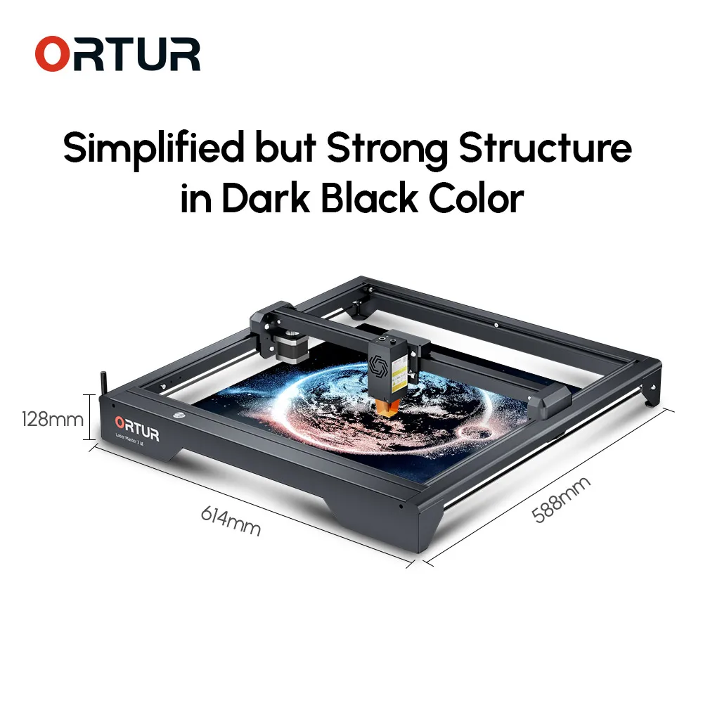 ORTUR Laser Master 3 LE 5.5W/10W Power Diode Cutter and Engraver CNC Desktop Wifi/APP Wood Printing Engraving Cutting Machine laser module laser engraving machine laser safety goggles