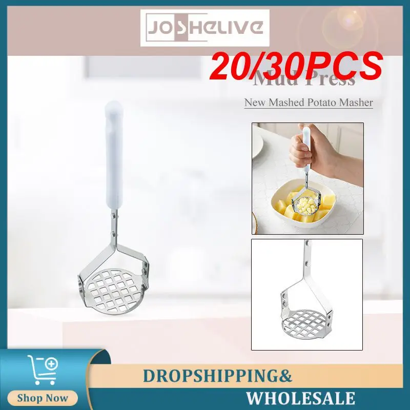 

20/30PCS Potato Masher Garlic Press Press Crusher New Kitchen Accessories Tools Mashing Plate Potato Press Pusher Manual