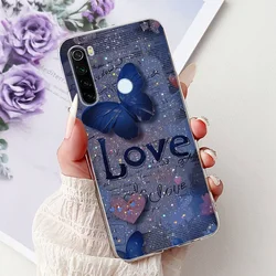 Cute Cat Luxury Painted Soft Slim Phone Case - Redmi Note 8 Pro (924)