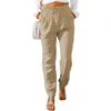 New Women's Clothing with Ruffled Elastic Waistband and High Waisted Pants 4