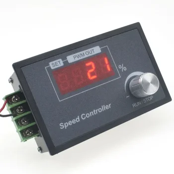 Regolatore di velocità del motore DC6-60V PWM con controllo della manopola di regolazione della frequenza dell'encoder per la regolazione del motore DC