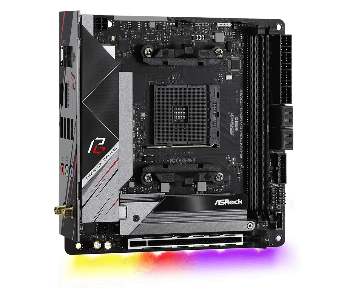 ASRock B550 MINI TIX Motherboard B550 Phantom Gaming-ITX/ax
