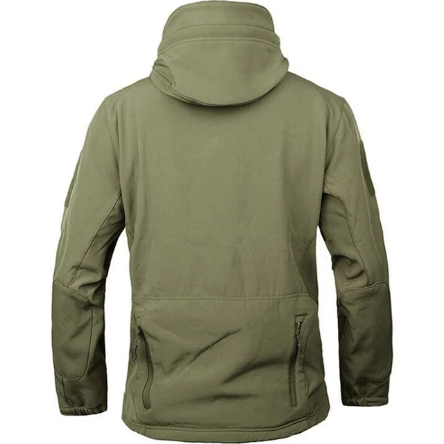 Military Outdoor Jackets Men Shark Skin Soft Shell Tactical Waterproof  Windbreaker Army Combat Jacket Mens Hooded Bomber Coats 3