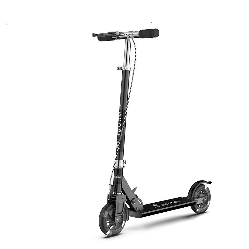 Outdoor Travel Two-wheeled Children's Flash Scooter Lift Scooter Two-wheeled Pedal All Aluminum and All Iron,children scooter