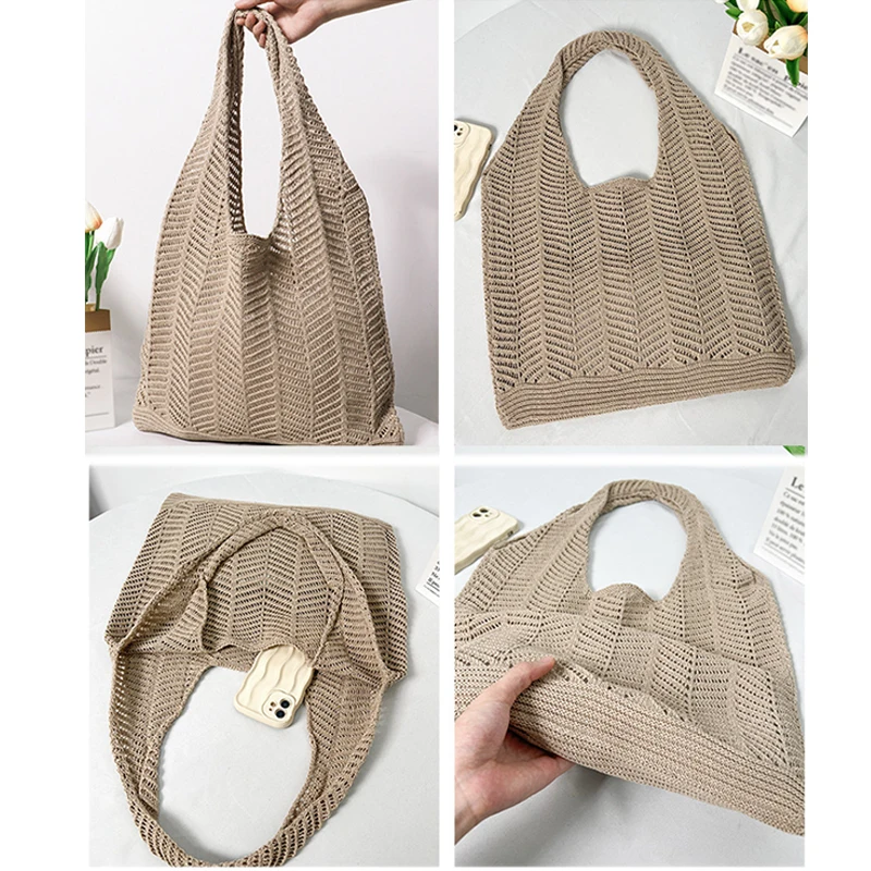 Shoulder Bags Crochet Bag Clutch Bags For Women Women's Handbag The Tote Bag Beach Bag Shopper Bag Side Bag Bags For Women Bags