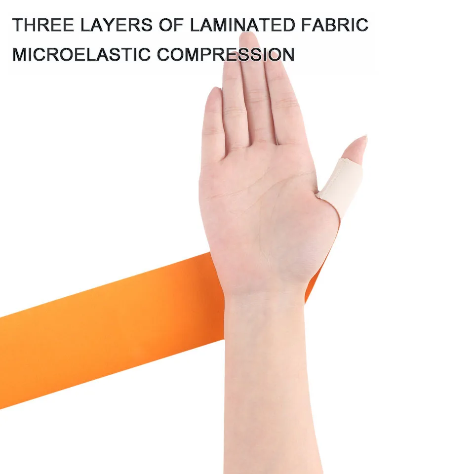 Thumb Compression Wrist Guard Thumb Sleeve Joint Sprain Tendon Sheath Protective Sleeve 1Pcs