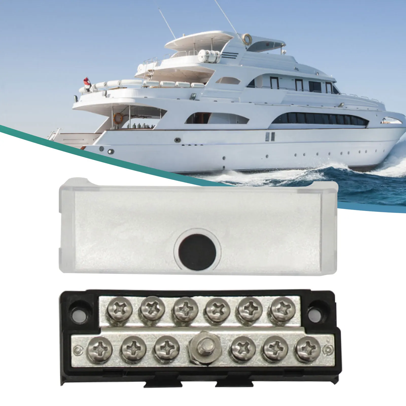 Marine Bus Bar Bus Bar Heavy Duty Power Distribution Block12V 24V 48Vdc