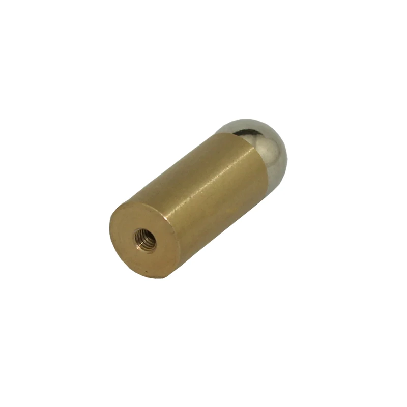 KD310A Steel ball with M3 Screw hole Brass rod end with thread hole universal flexible magnetic connector