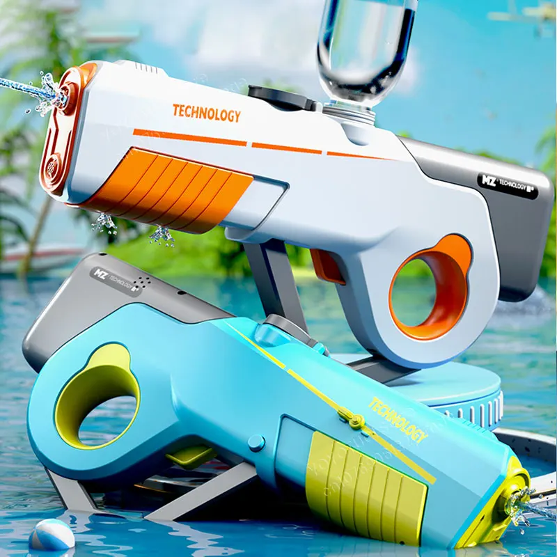 New Electric Water Gun With Continuous Firing Fully Automatic Large Capacity Children's Summer Outdoor Water Battle Toy 2