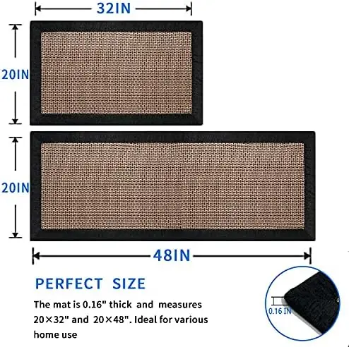 Kitchen Floor Mats For In Front Of Sink Kitchen Rugs And Mats Non-skid  Twill Kitchen Mat Standing Mat Washable