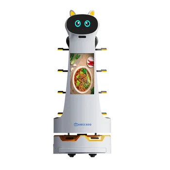 Robot per la consegna commerciale di vendita calda Robot per ristorante robot per cameriere di cibo Mesero per servizio
