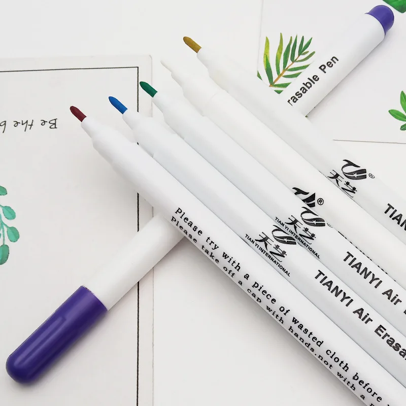 1/4Pc Water Soluble Pens Cross Stitch Water Erasable Pencil Fabric Marking Pen DIY Fabric Marker Sewing Tools Cloth Accessories marker pens pen marker art marker pens art markers
