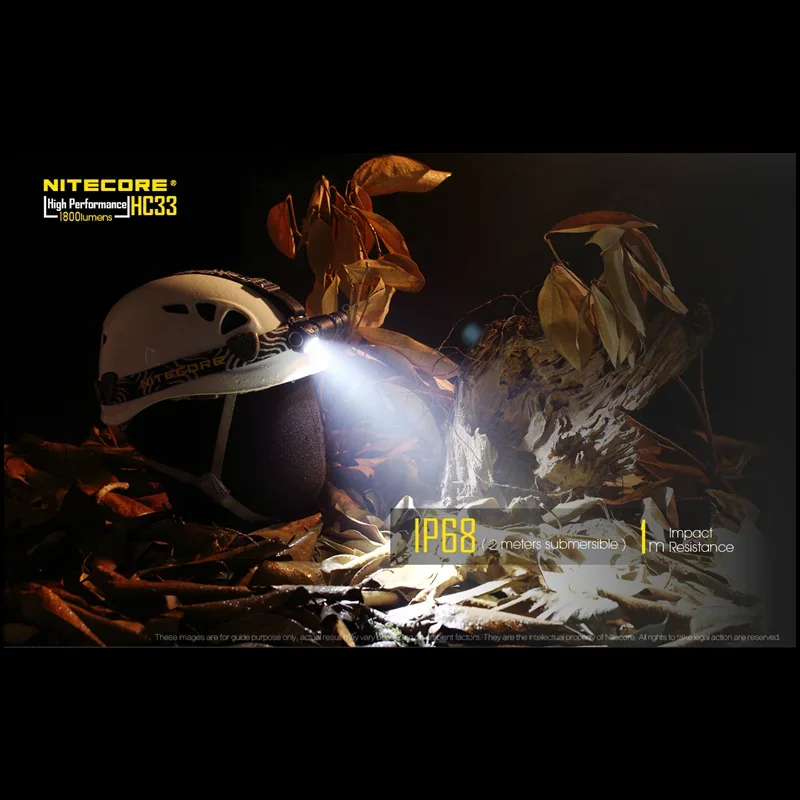 NITECORE-HC33 工, ٱ Ʈ, 1800 , CREE XHP35 HD LED ׳ƽ L  工, ߰ ۾