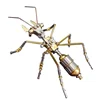 Steampunk Mechanical Insects DIY Metal Assembly Small Insect  Ant Flying Dragonfly Bee Model Kits 3D Puzzles Toy for Kids Adults 5