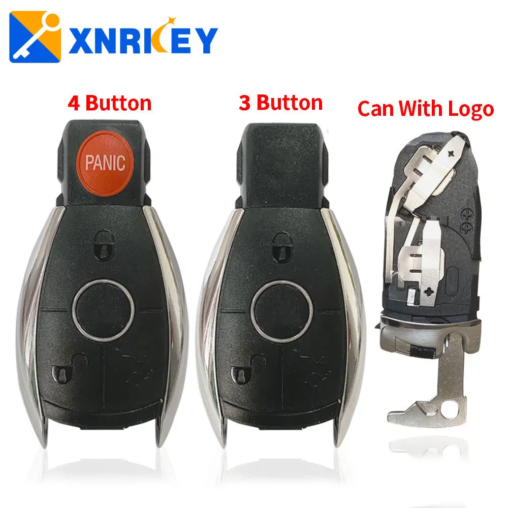 XNRKEY Replacement Remote Car Key Shell Fob Case Cover for Mercedes Benz A B C E S CL CLS CLA CLK W203 W204 W205 W210 W211 W212 smart car key case cover for mercedes benz a b c e s class w204 w205 w212 w213 w176 glc cla amg w177 magnetic racing car styling