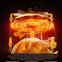 10L Intelligent air fryer home automatic large capacity French fries machine multi-function foreign trade electric fryer 3