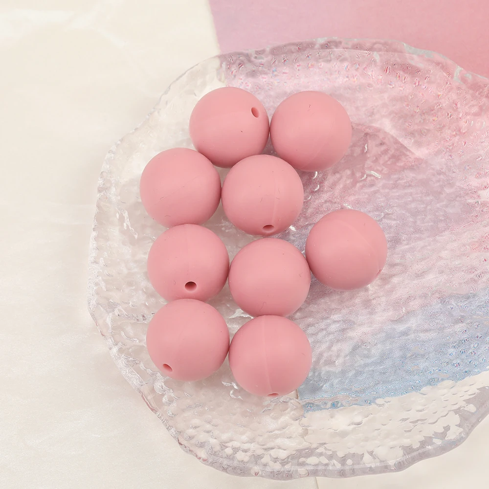 Cordial Design 100Pcs 12/15MM Choose/Silicone Material Beads/Baby Edible Beads/Chewable/Jewelry Accessories/DIY Making Findings - cordial
