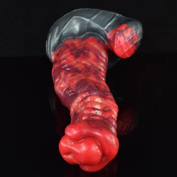 Mixed Color Simulation Animal Dildo for Vac-u-Lock Sex Machine Big Dildo Love Machine Attachment Adult women man Masturbation 4