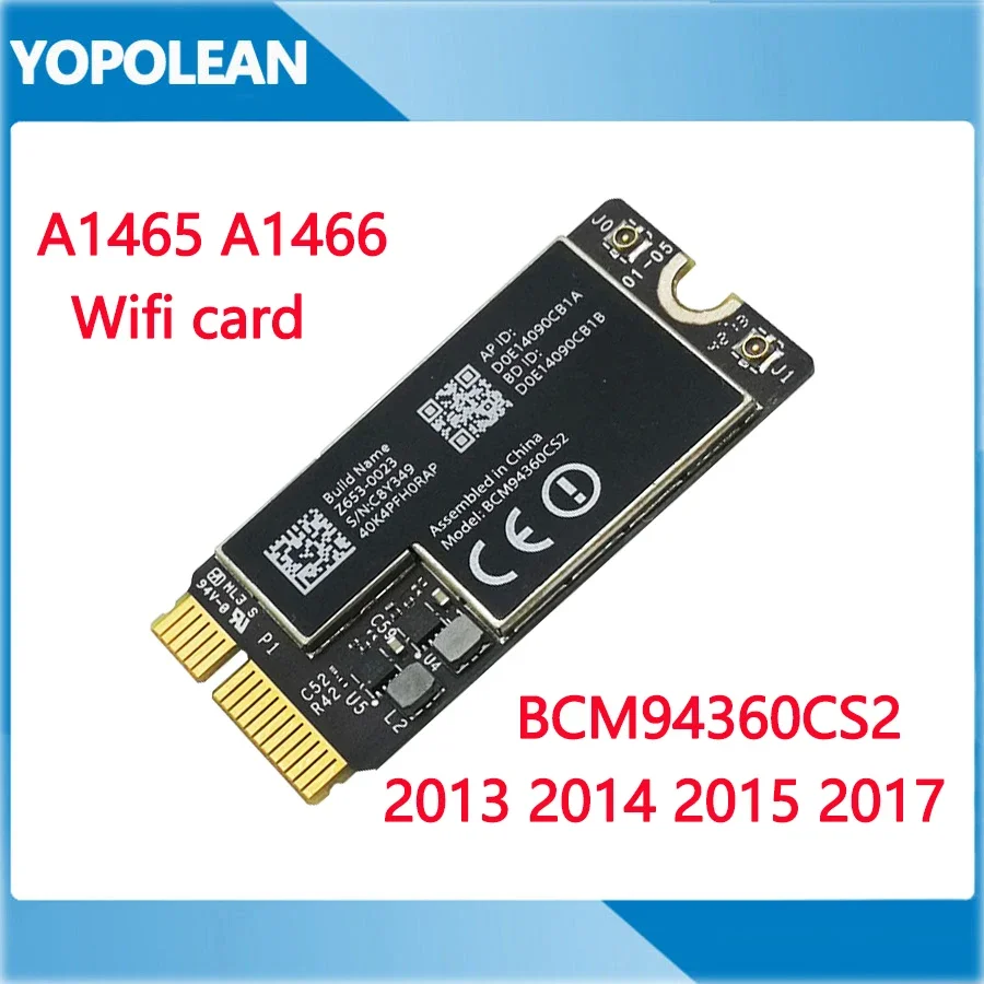 WiFi/Bluetooth Karte Für MacBook Air 11" A1465 A1466 (2013-2015) – BCM94360CS2 Ersatz