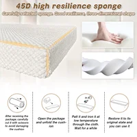 Bench Cushion Customized Removable Soft Decorative Cushion Chair Sofa Bay Window Bench Garden Seat Swing 3cm/5cm/8cm 2