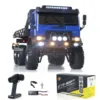 RTR 1/18 RC Crawler 6x6 Flatbed Truck Rock Car Hobby Plus CR18P Remote Control Off-Road Model 2-Speed Transmission Vehicle Light 4