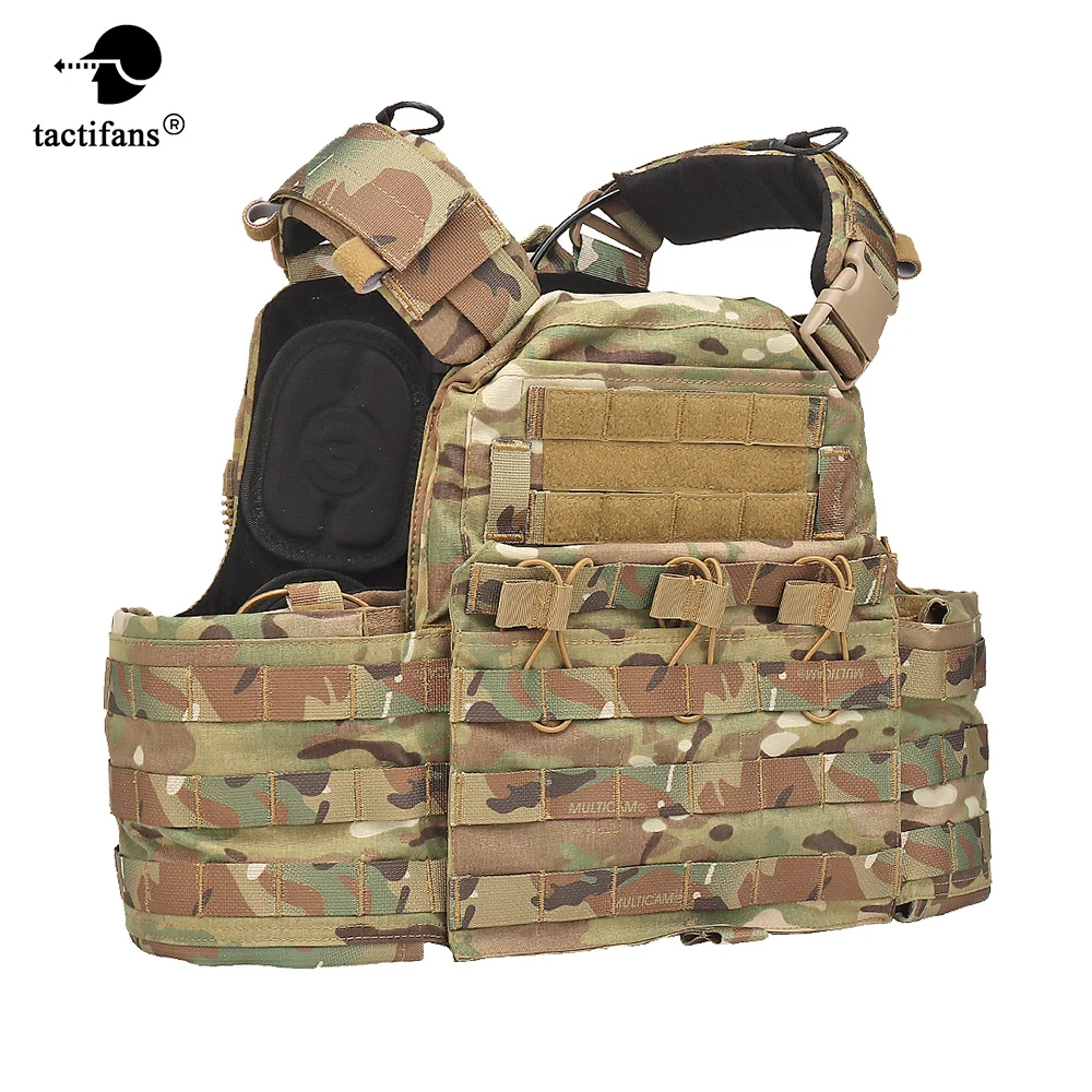 Airsoft CPC Tactical Vest Cage Plate Carrier Magazine Pouch Quick Release Cummerbund EVA Pad Plate Baffle Paintball Accessories