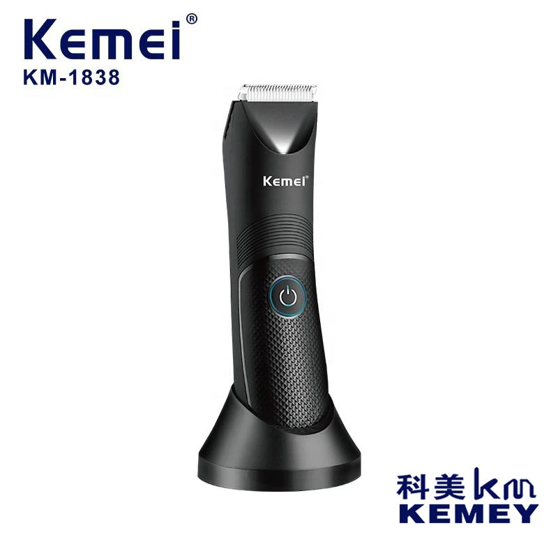 Kemei Hair Remover Hairdressing, Shaving,and Trimming Multifunctional Full Body Hair Removal USB Base Hair Remover KM-1838