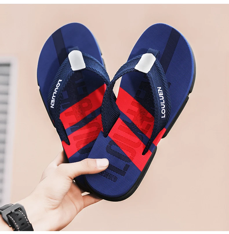 Herren Slip-On Hausschuhe Komfortable Atmungsaktive Weiche Indoor-Outdoor-Sandalen für Männer – Detail 12