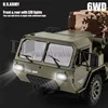 2.4G Remote Control Rc Car Heavy-duty Six Wheel Truck Model With WiFi Cameras & Lights Simulation Military Card Toy Gift ﻿ 4