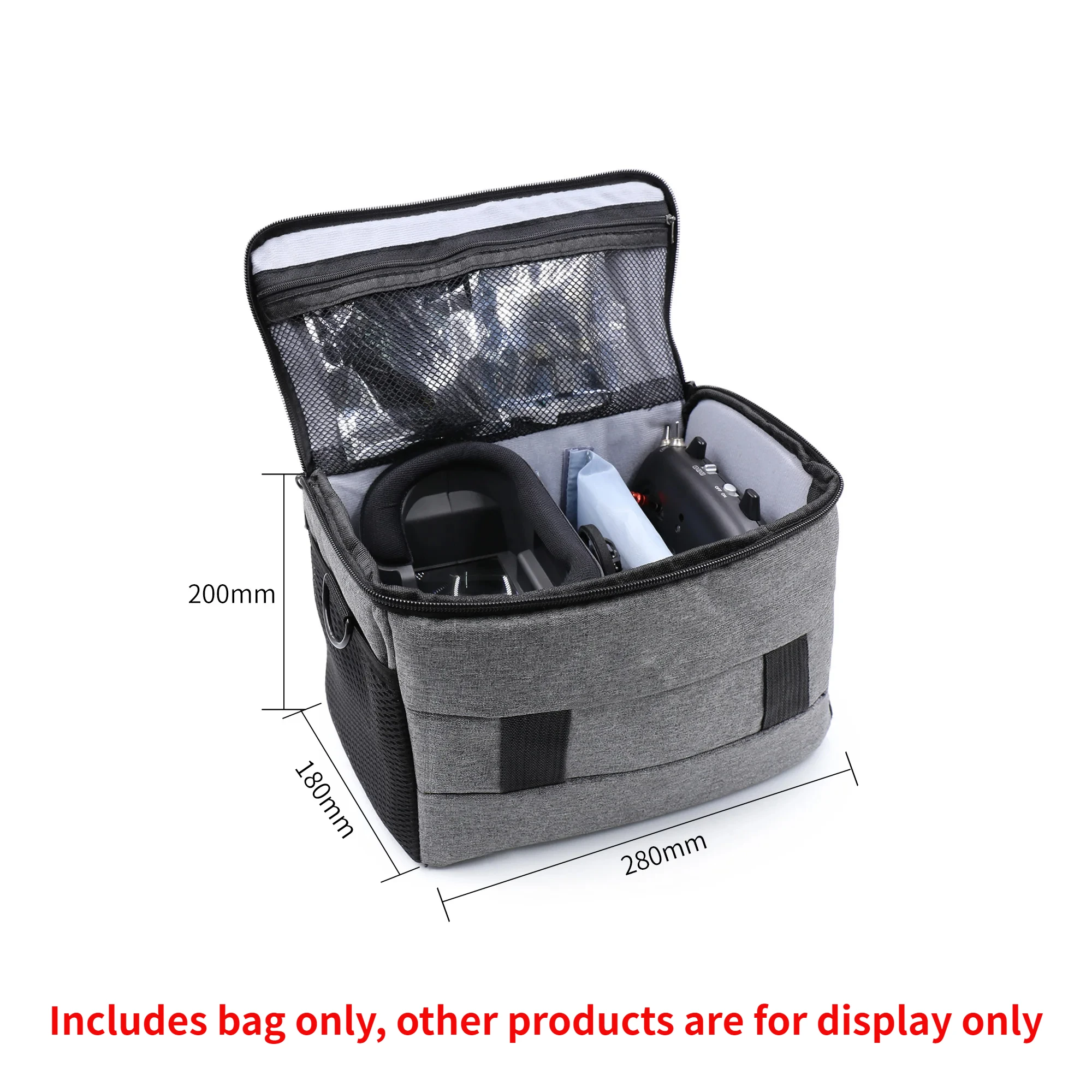 

Только сумка GEPRC FlyBag, Портативная сумка через плечо x мм для Tinygo 4K FPV Cinewhoop, Дрон, передатчик, очки для переноски