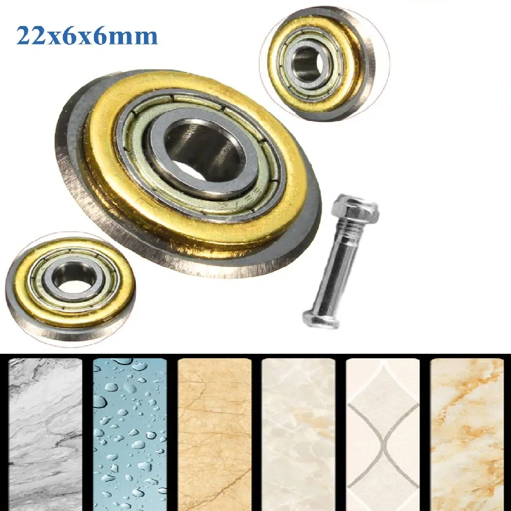 Tile Cutter Blade Tungsten Carbide Bearing Ceramic Glass Cutting Wheel Knifes Glass Cutter Tools 22*6*6mm glass cutter,tile glass cutter,tile cutting tool