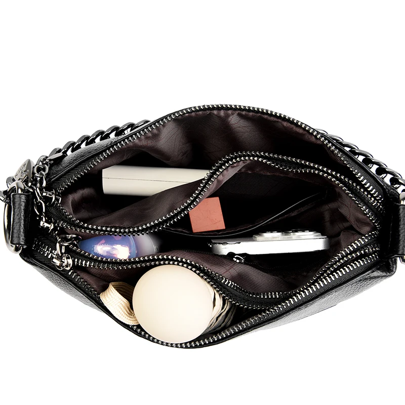 Borsa tote da donna in pelle di alta qualità Borse a tracolla a tracolla da donna in morbida pelle bovina di lusso 2025 Borsa a tracolla femminile di moda - immagine 2