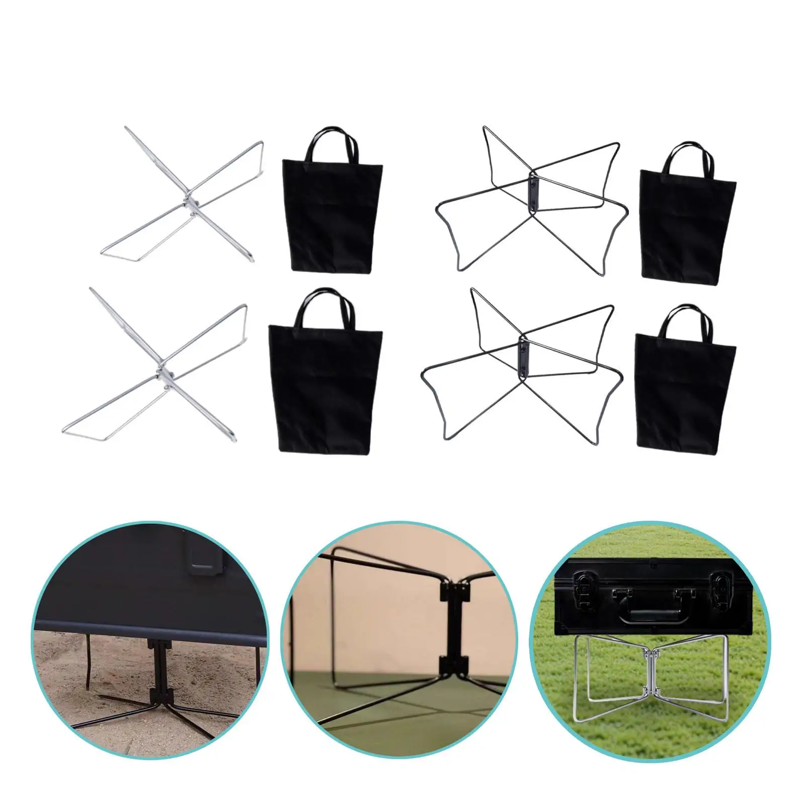 Foldable Cooler Stand Suitcase Rack Lightweight Ice Bucket Holder Ice Box Holder With Bag for Patio Outdoor Activities Camping