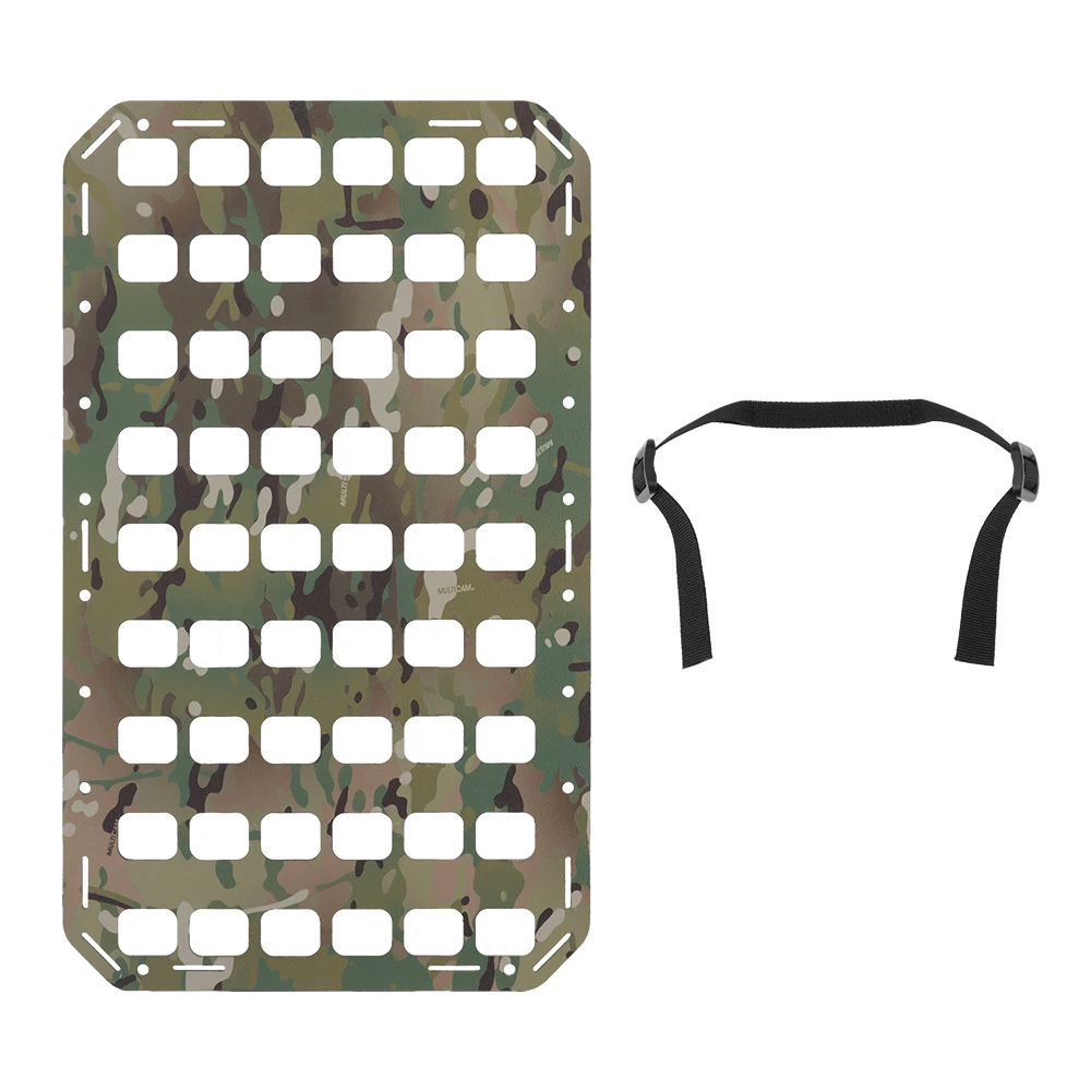 Panneau Molle Rigide 8x12.5" Avec Bases QLS - Pour Sac Tactique, Pochette IFAK, Étui