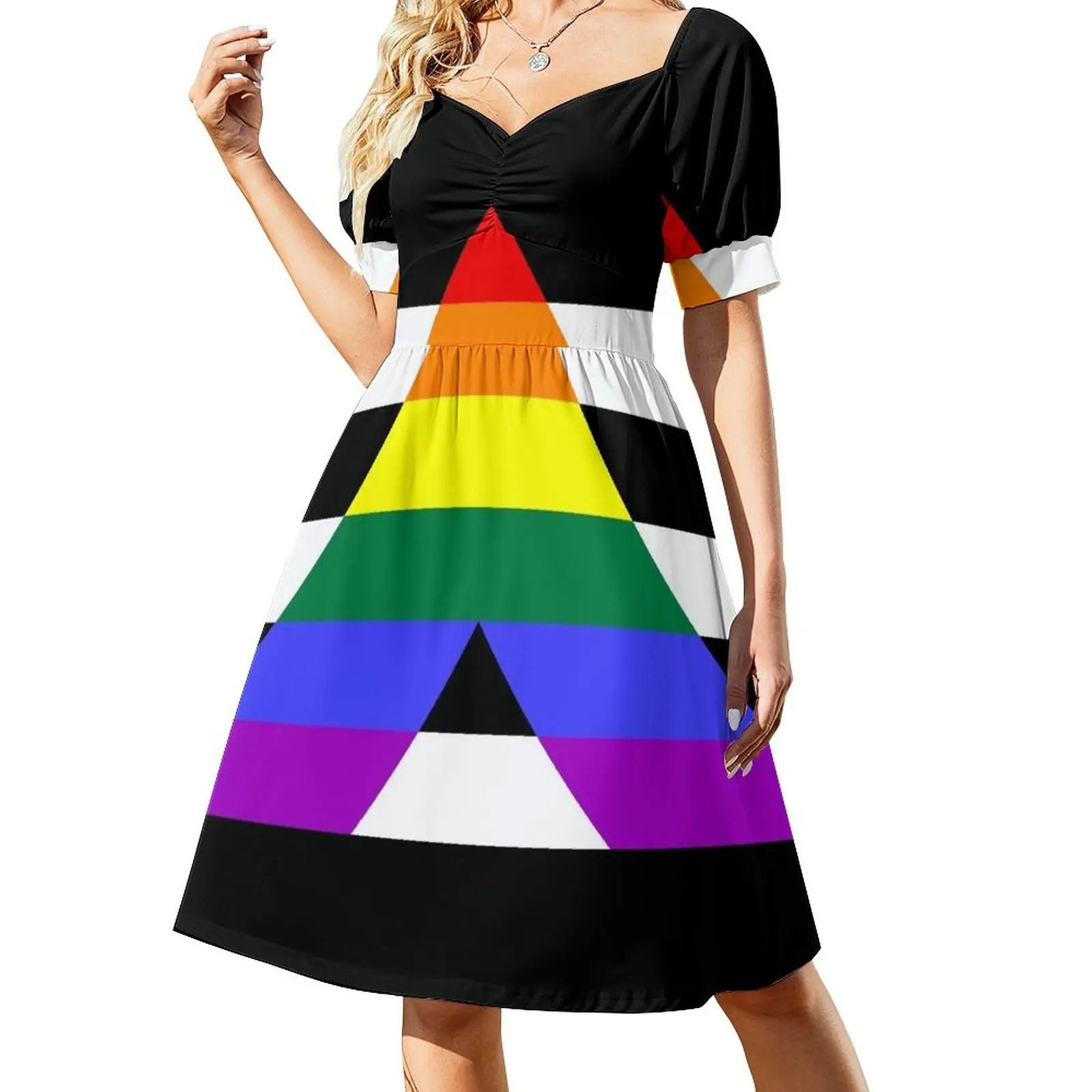 

Straight Ally Pride Flag Dress summer dresses women 2023 summer women's dress 2023 women's summer clothing 2023 dresses for prom