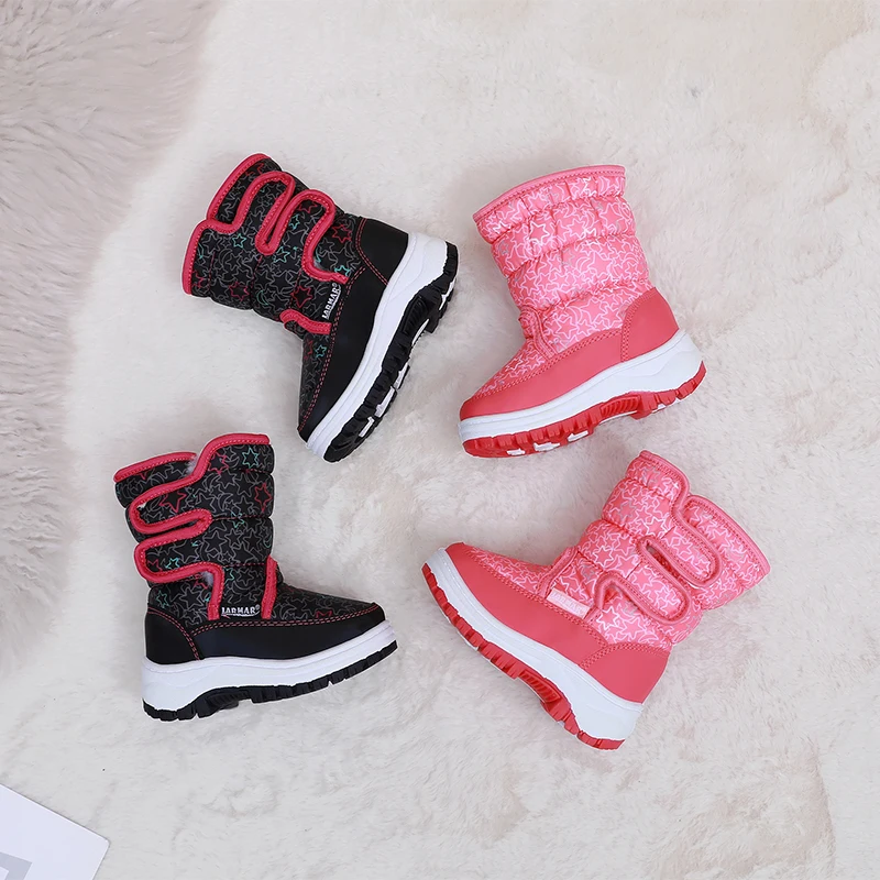 Oversized Jongens En Meisje Snowboots Maat 22 33 Laarzen Verdikte Koudebestendig En Antislip Katoenen Laarzen Voor Kinderen