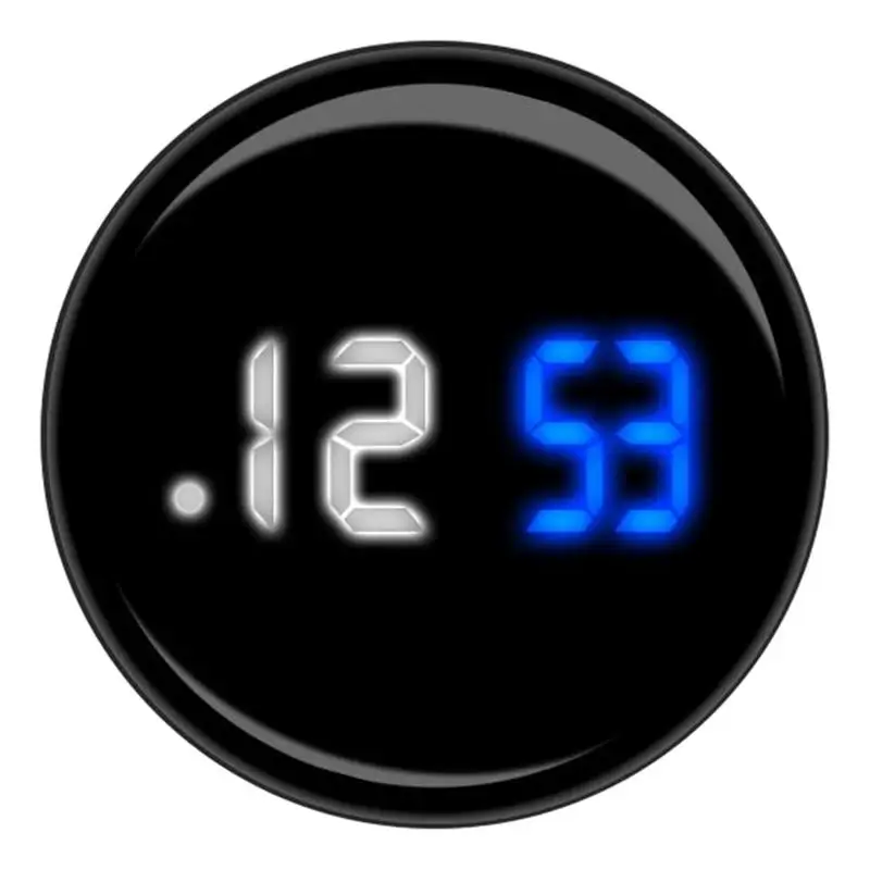 Tiny Digital Clock Waterproof Stick On Dashboard Clock Car Interior Decoration Orologi Di Ricambio Automobilistici Per Auto Convertibili