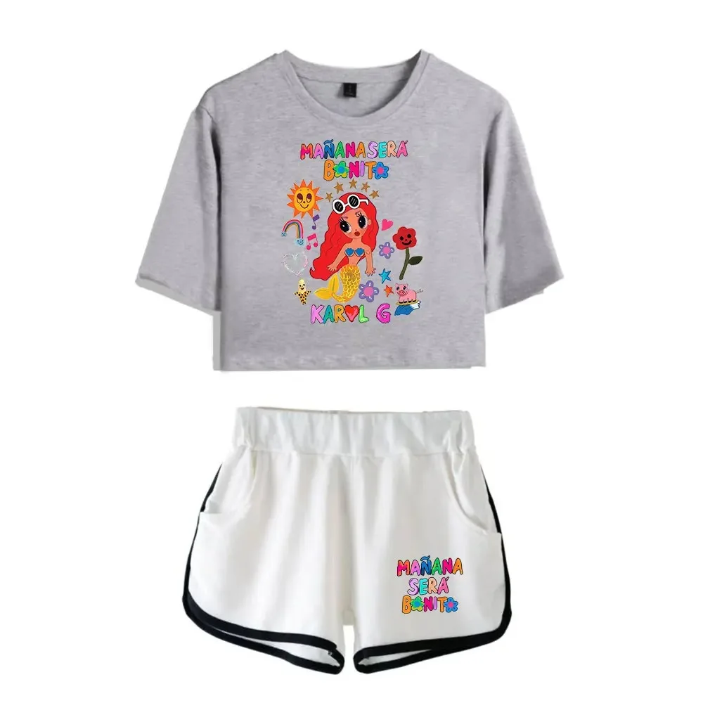 

Carroll Two Piece Shorts And T-shirt Set Street girl