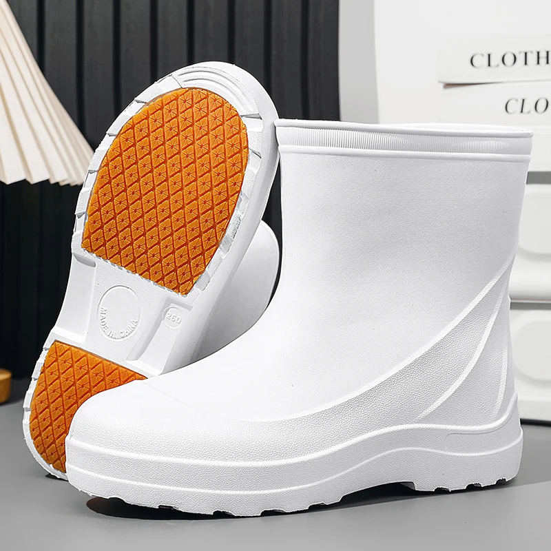 Bottes de pêche imperméables courtes EVA antidérapantes pour pêcheurs professionnels et loisirs