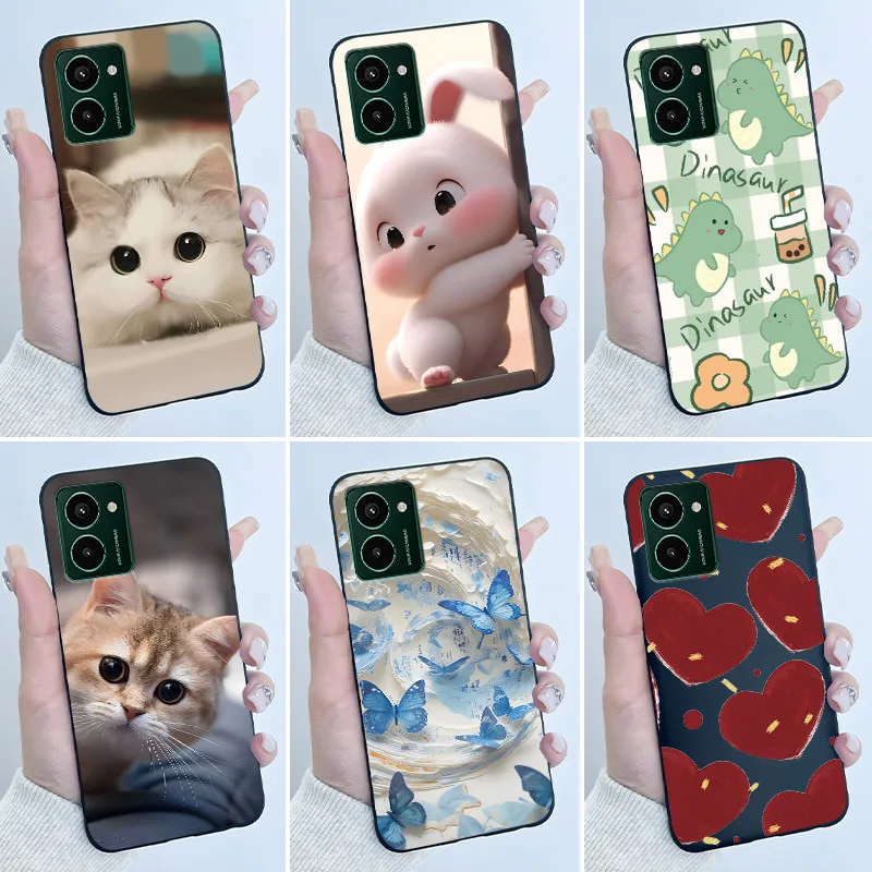 Cute Cartoon Soft Silicone Phone Case - Protective & Durable Cover