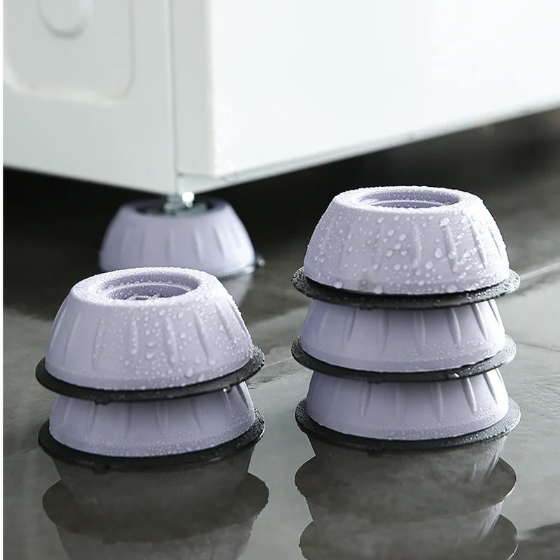 

10CM Rubber Mat Slipstop Silent Universal Washing Machine Refrigerator Furniture Raiser Dampers Stand Anti Vibration Feet Pad