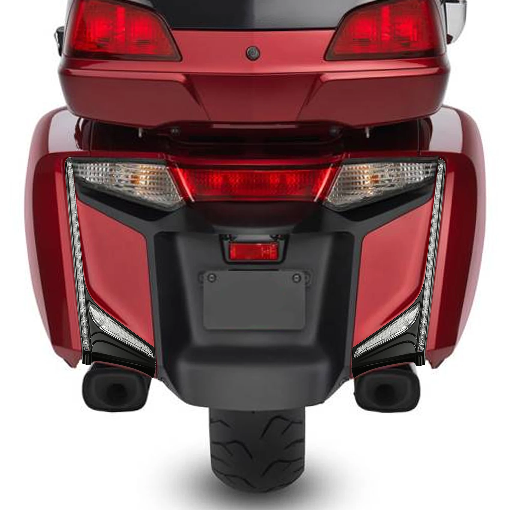 Rear Red LED Lights Vertical Strip For Honda Goldwing GL1800 2012-F6B 2013-2014 2015 Motorcycle Accessories motorcycle led lights motorcycle accessories