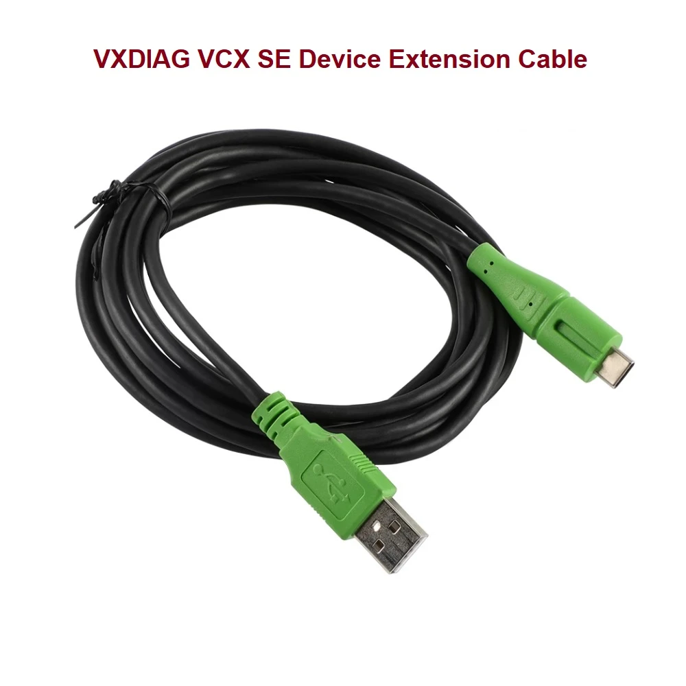 Car Water Temperature Gauge Mechanical 2022 Newest VXDIAG VCX SE OBD2 Diagnostic Tool Extension Cable Type C Wire Connector Original USB Adapte For VCX SE Device normal car temperature gauge