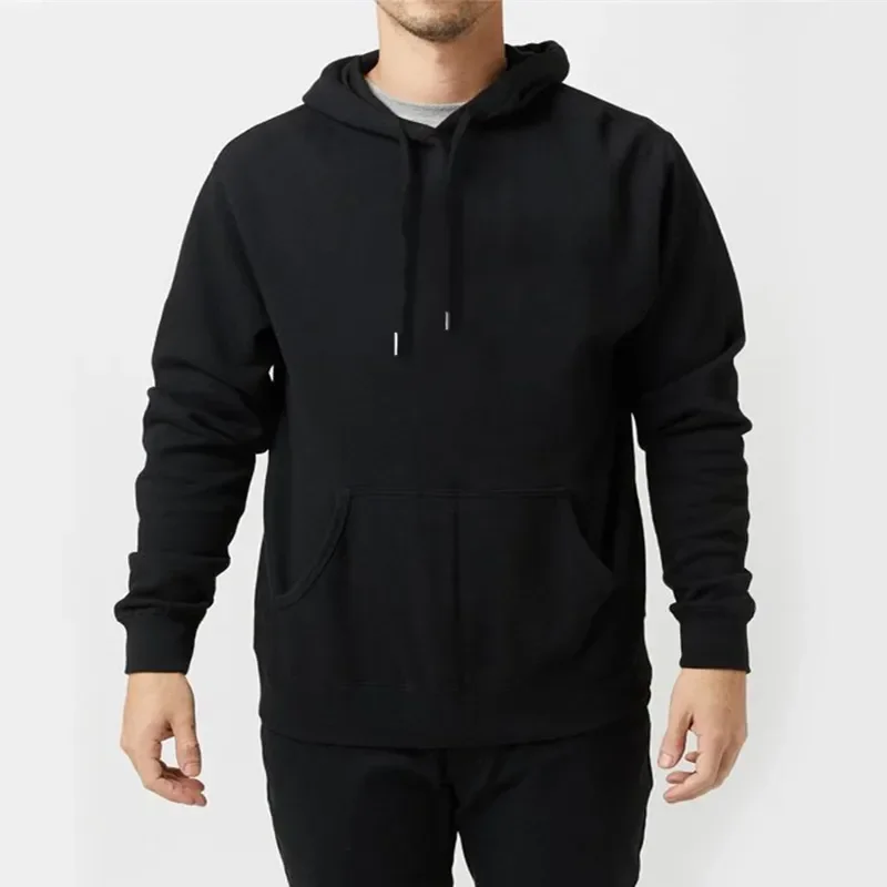 Fashion Men's Hoodie Casual Hoodies Pullovers Sweatshirts Men's Top Solid Color Hoodies Sweatshirt Male Clothing